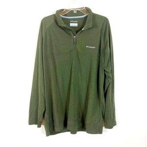 Columbia Men's Green Long Sleeve Pullover Sweatshirt Size XL